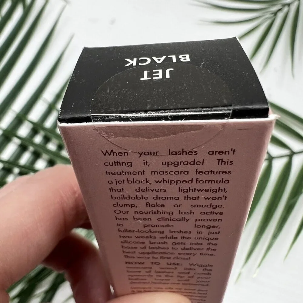 WANDER Beauty Upgraded Lashes Treatment Mascara JET BLACK Full Size Sealed Box